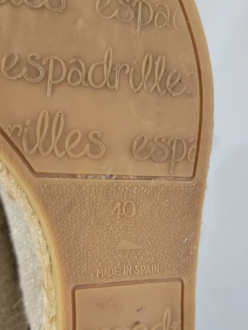 Eric Michael Embroidered Espadrilles sz40